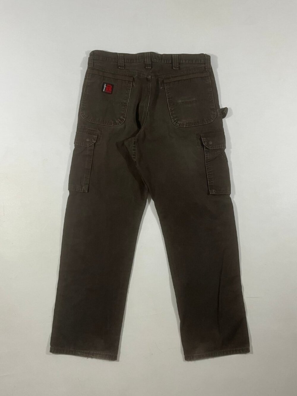 Wrangler Riggs Workwear Brown Ripstop Ranger Cargo Carpenter Pants